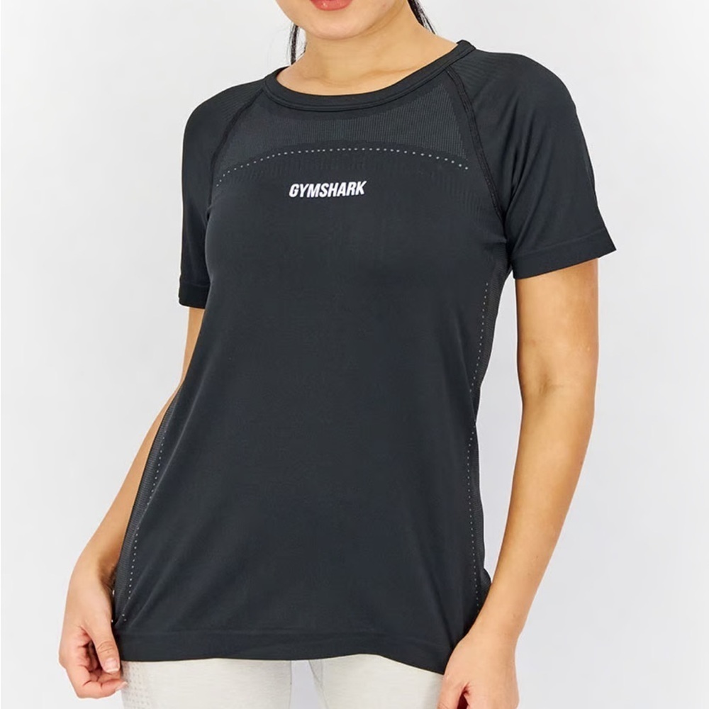 Gymshark Women Sportwear Fit Training Top Black‎ Large